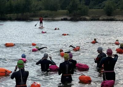 Triathlon training at The SHAC Lagoon