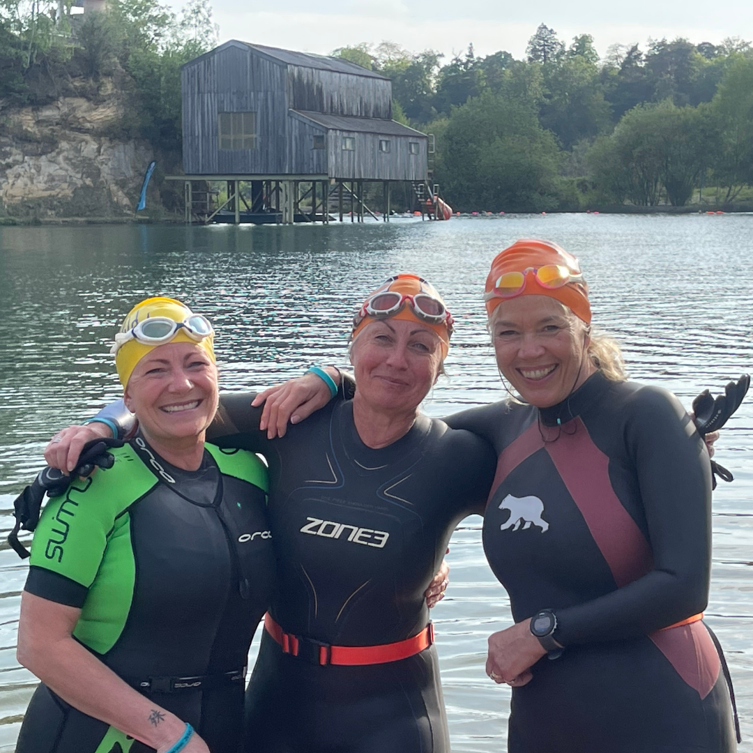 Cold water swimming in surrey